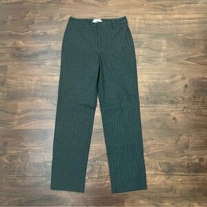 Gap Women’s Black Pinstriped Low Rise Skinny Flat Front Stretch Pants Size 2